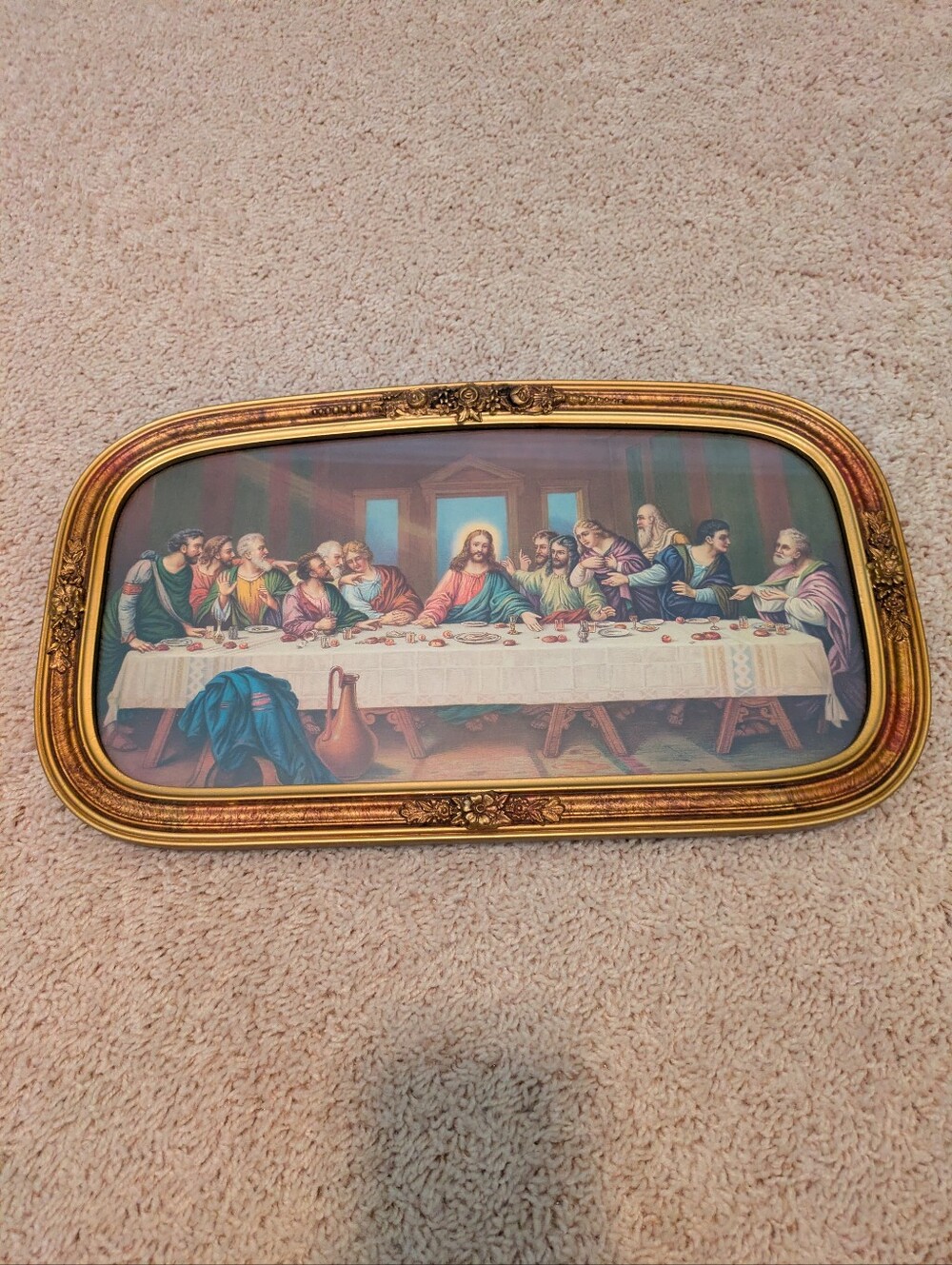 Vintage Religious Artwork. Beautifully Framed & Preserved.